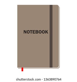 Notebook with pages for animation or different design illustration.