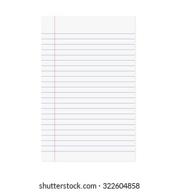 notebook paper