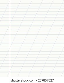 notebook paper background. 10 eps. vector illustration