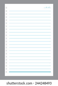 notebook paper background