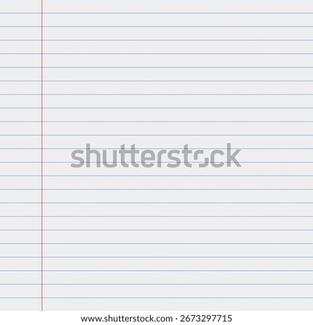 Notebook paper background, Blank loose leaf notebook paper