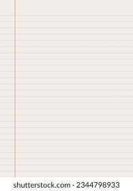 Notebook paper background. Blank pages of a notebook