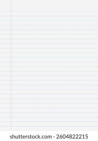 Notebook paper background. Blank pages of a notebook