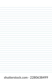 Notebook paper background. Lined notebook paper
