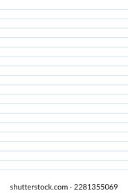 Notebook paper background. Lined notebook paper
