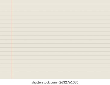 Notebook paper background. Lined notebook paper