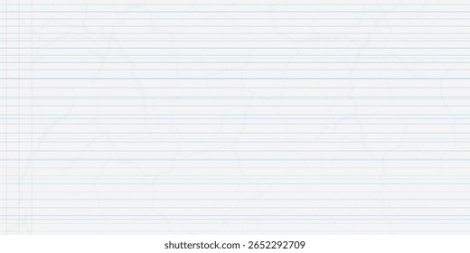 Notebook paper background. Lined notebook paper. eps 10 modern.