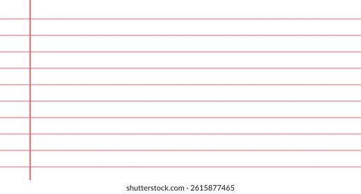 Notebook paper background with pink lines for websites and graphic resources.