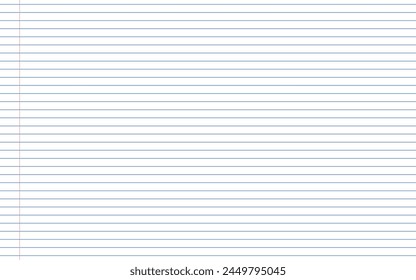 Notebook Paper Background - Rectangle Shape - Vector