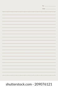 Notebook paper background - Vector