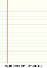 notebook paper background. vector illustration