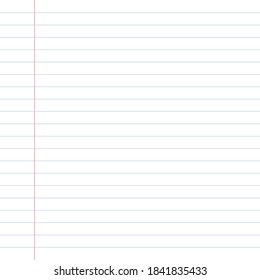Notebook paper background. Vector illustration eps 10.