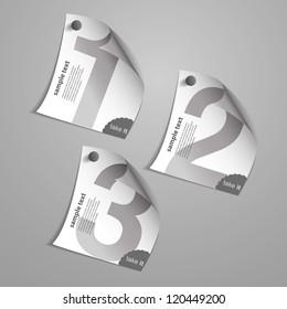 Notebook paper designs with numbers