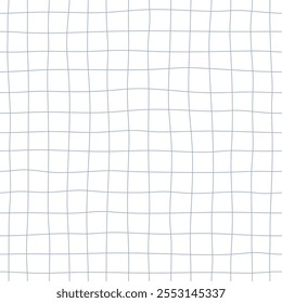 padrão de grade de papel do notebook com linhas onduladas