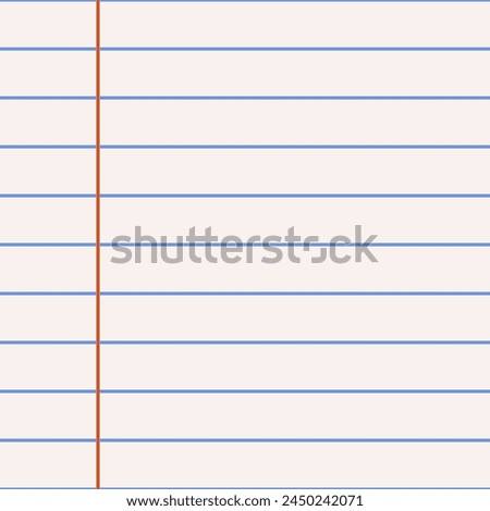 Notebook paper texture, clean squared blank sheet. Vector illustration. School background. Square background. Pattern background similar to paper. Pattern with lines of notebook sheet.