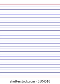 Notebook Paper Vector