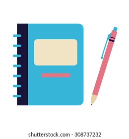 notebook and pen