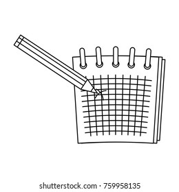 Notebook and pencil design