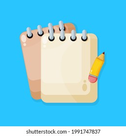 Notebook with a pencil icon