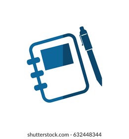 notebook and pencil icon