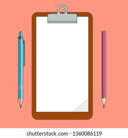 a notebook with a pencil or pen