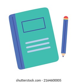 notebook and pencil school supplies