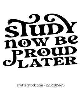 Notebook Planner Typography Black and White