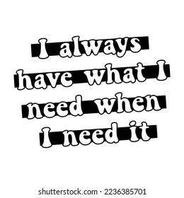Notebook Planner Typography Black and White