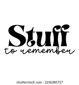 Notebook Planner Typography Black and White