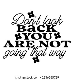 Notebook Planner Typography Black and White