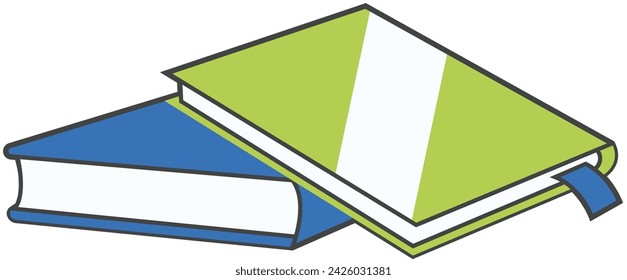 A Notebook School Book Illustration