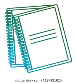 notebook school education icon