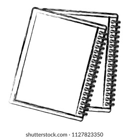 notebook school education icon