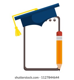 notebook school education icon