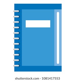 notebook school isolated icon