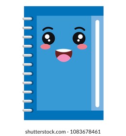 notebook school isolated icon