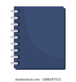 notebook school isolated icon