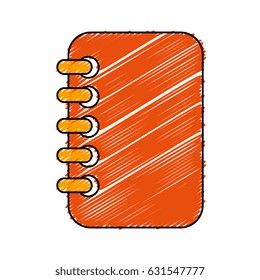notebook school isolated icon