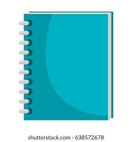 notebook school isolated icon