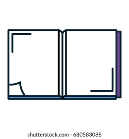 notebook school isolated icon