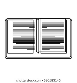 notebook school isolated icon