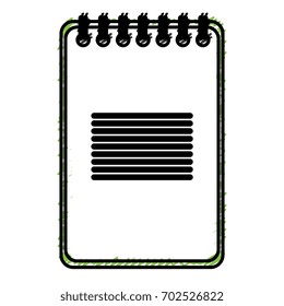 notebook. school. isolated icon.