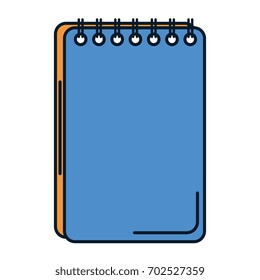 notebook school isolated icon