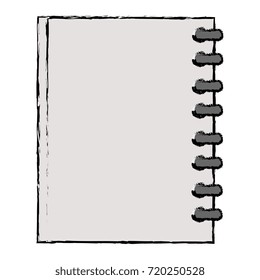 notebook school isolated icon