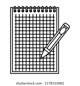 notebook school with pen education