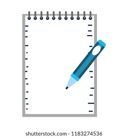 notebook school with pen education