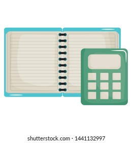 notebook school supply with calculator