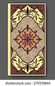 Notebook or Scrapbook or Congratulation Card design template. Vector illustration