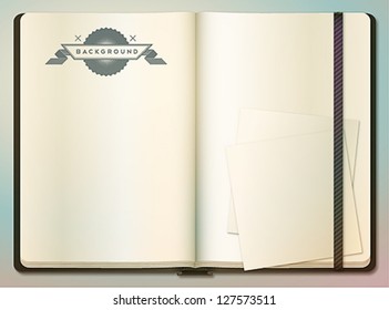 Arrière-plan feuilles de bloc-notes