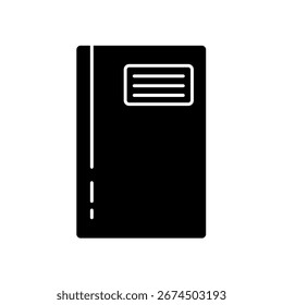 Notebook - ícone de vetor sólido